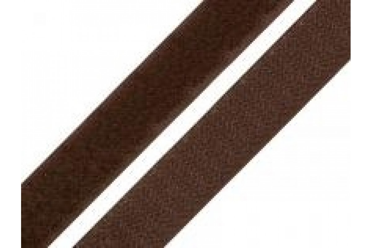 Липучка пришивная шир.2,5 см (25 мм) арт.3567 цв.коричневый уп.25 м